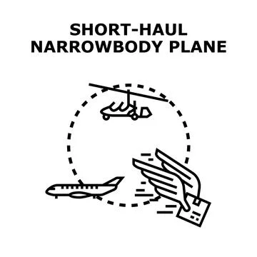 Fast delivery logistics concept integrating air transport Stock Illustration