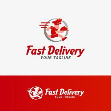 Fast Delivery Logo Stock Illustration