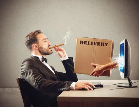 Fast delivery Stock Photos