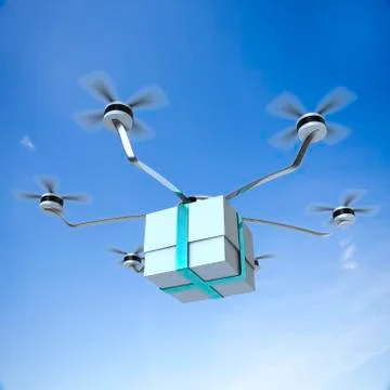 Fast delivery post package 스톡 일러스트