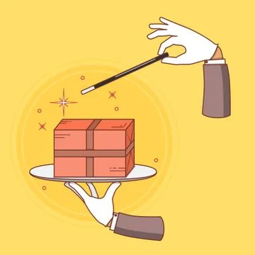 Fast delivery vector conceptual illustration. Illustrazione stock