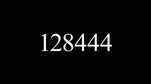 Fast digital counting, five hundred thousand, from zero, on a black background Stock Footage 169655497