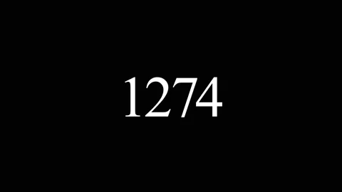 Fast digital counting, five thousand, from zero, on a black background Stock Footage 169655469