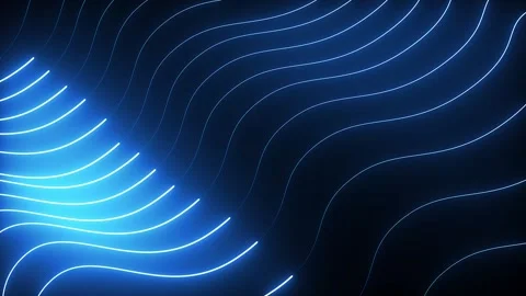 Fast Digital Light Streaks and Glowing Beams | Sci-Fi Motion Loop 4K Stock Footage 304948902