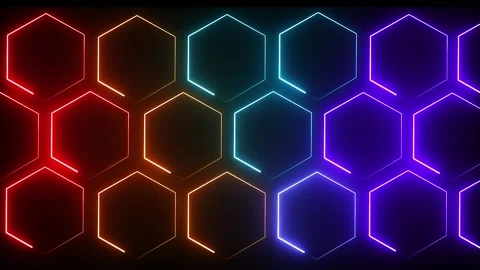 Fast Digital Light Trails and Neon Laser Beams | Sci-Fi Glow Motion Loop Stock Footage 304949355