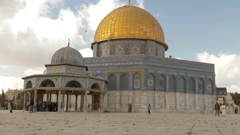 Fast Dolly Dome of the Rock 動画素材 82676963