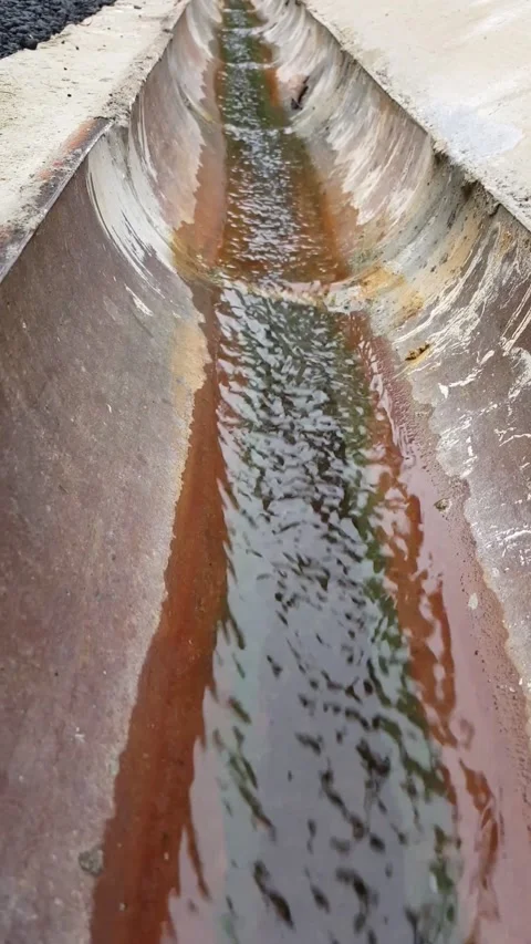 Fast Drain clear Water Stock Footage 168716992