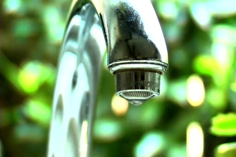 Fast Dripping Faucet Stock Footage 226568