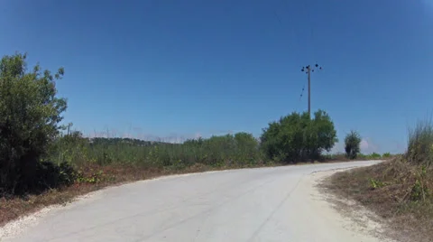 Fast driving on Cyprus roads Stock Footage 33726767