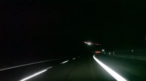 Fast driving on highway Video stock 5052991