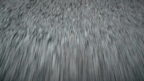 Fast Driving Point of View Over Textured Asphalt Road Surface Stock Footage 347739689