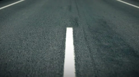 Fast Driving Road Stock Footage 45135905