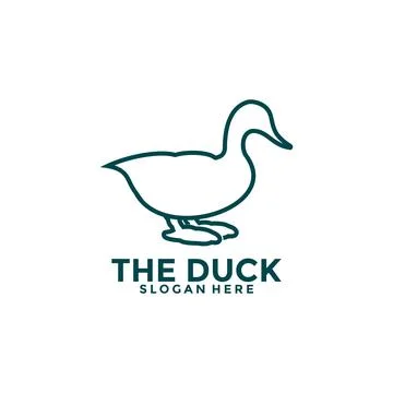 Fast Duck Vector , Mallard logo hunting. Duck farm Logo Vector illustration.. Stock Illustration