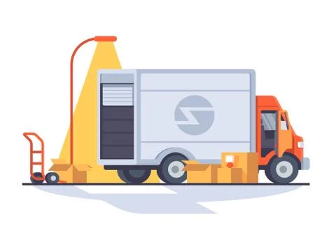 Fast express delivery Stock Illustration
