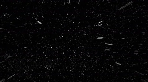 Fast falling real snowflakes forward with start and end Stock Footage 57307430