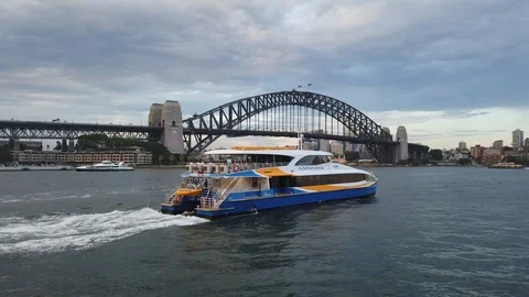 Fast Ferry Stock Footage 102943416