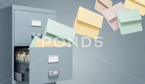 Fast file transfer management Stock Photos