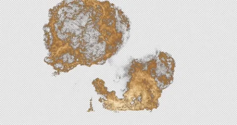 Fast Fireball Explosion Element 03 (HD) Stock Footage 152737755