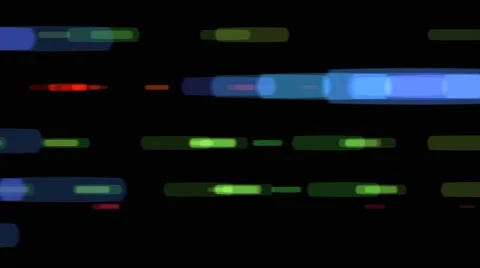 Fast Flashing Lights Passing By Stock Footage 56440352