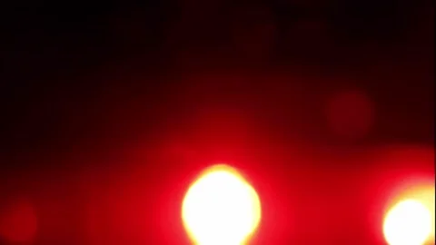 Fast flashing red LED lights at night Stock Footage 163839456