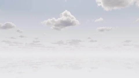 Fast flight of light clouds and reflection. Timelapse of clouds Video stock 241737966