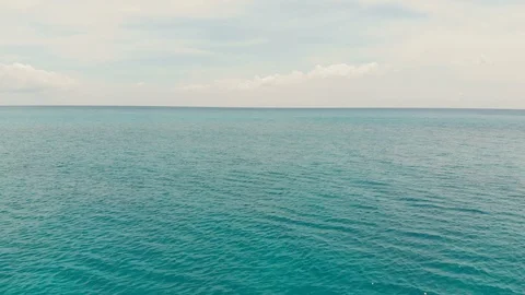 Fast flight over the ocean Stock Footage 87045585