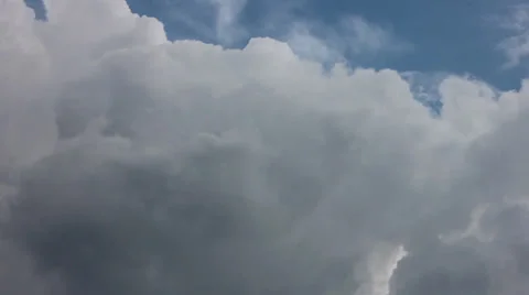 Fast floating clouds Stock Footage 25296747