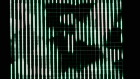 Fast flow of data on the black background. Stock Footage 131175260