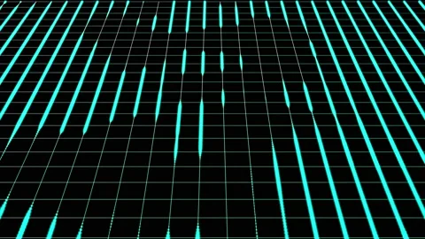 Fast flow of neon lines. Stock Footage 131173344