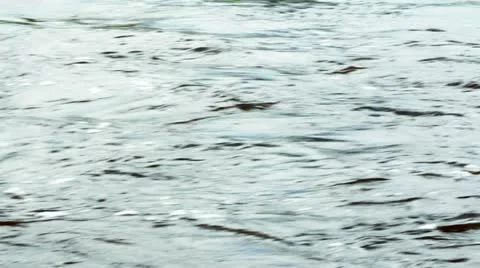 Fast flow of river water Видео 11237877