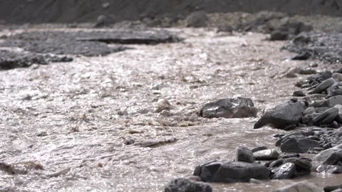 Fast-Flowing Mountain River Video stock 310827100