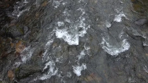 Fast flowing mountain stream. Stock Footage 98295332