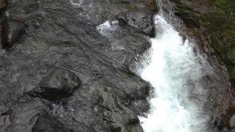 Fast flowing mountain stream. Stock Footage 98427697