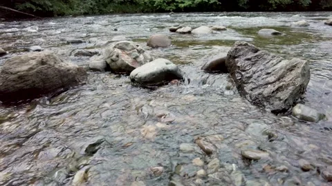 Fast flowing River Braan Stock-Footage 201338547