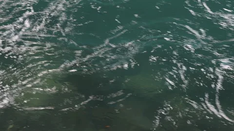 Fast flowing river current, nature background Stock Footage 283495063