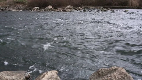 Fast flowing river - Long Shoot Stock Footage 152284062