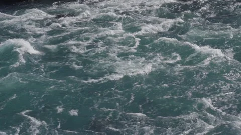 Fast flowing river water close-up. Stock Footage 308570218
