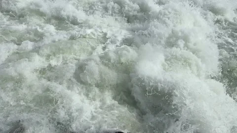 Fast flowing river/waterfall Stock Footage 288011694