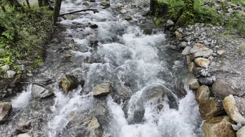 Fast-flowing Stream Stock Footage 332094070