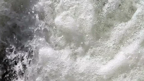 Fast Flowing Water Stock Footage 133138924