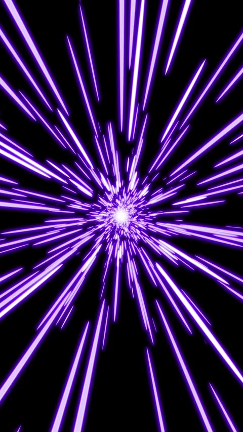 Fast Flying Speed Light Beams Seamless Loop Purple Lavender vertical 10 sec Stock-Footage 340760740