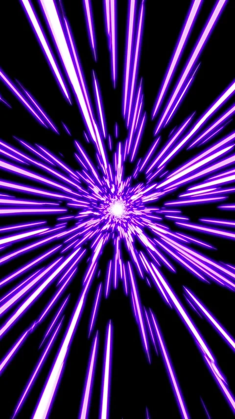 Fast Flying Speed Light Beams slow-motion Seamless Loop Purple Lavender 20 sec Stock-Footage 340760793