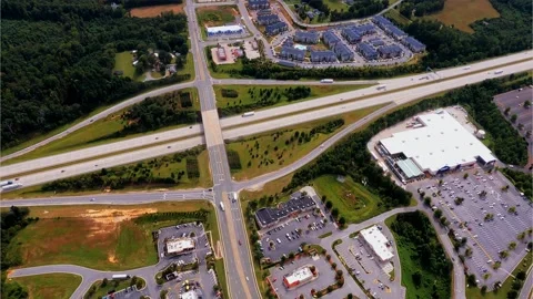 Fast Food and Interstate Exit Vidéo 140476314