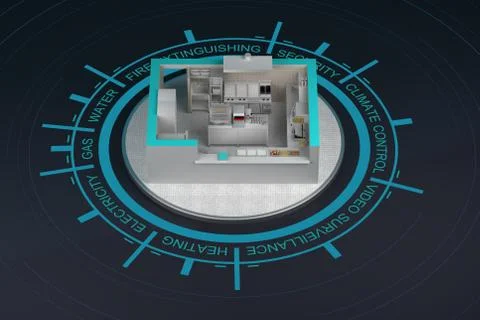 Fast food concept smart point Stock Illustration