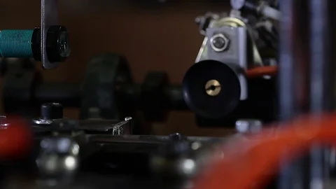 Fast food container machine Stock Footage