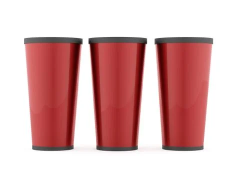 Fast food cup isolated on white background Stock Illustration