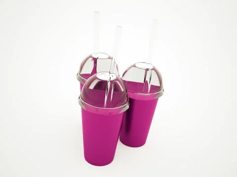Fast food cup isolated on white Stock Illustration