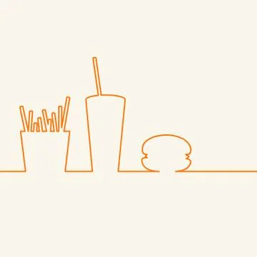 Fast food design. Stock Illustration