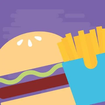 Fast food design Stock Illustration