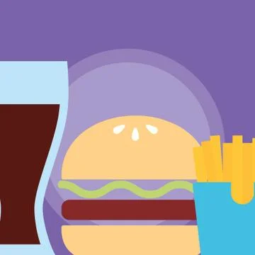 Fast food design Stock Illustration